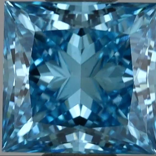 lab created blue diamond