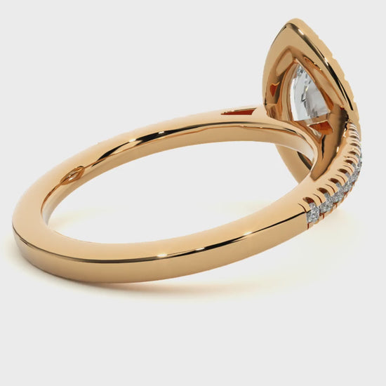 1.3 carat engagement ring