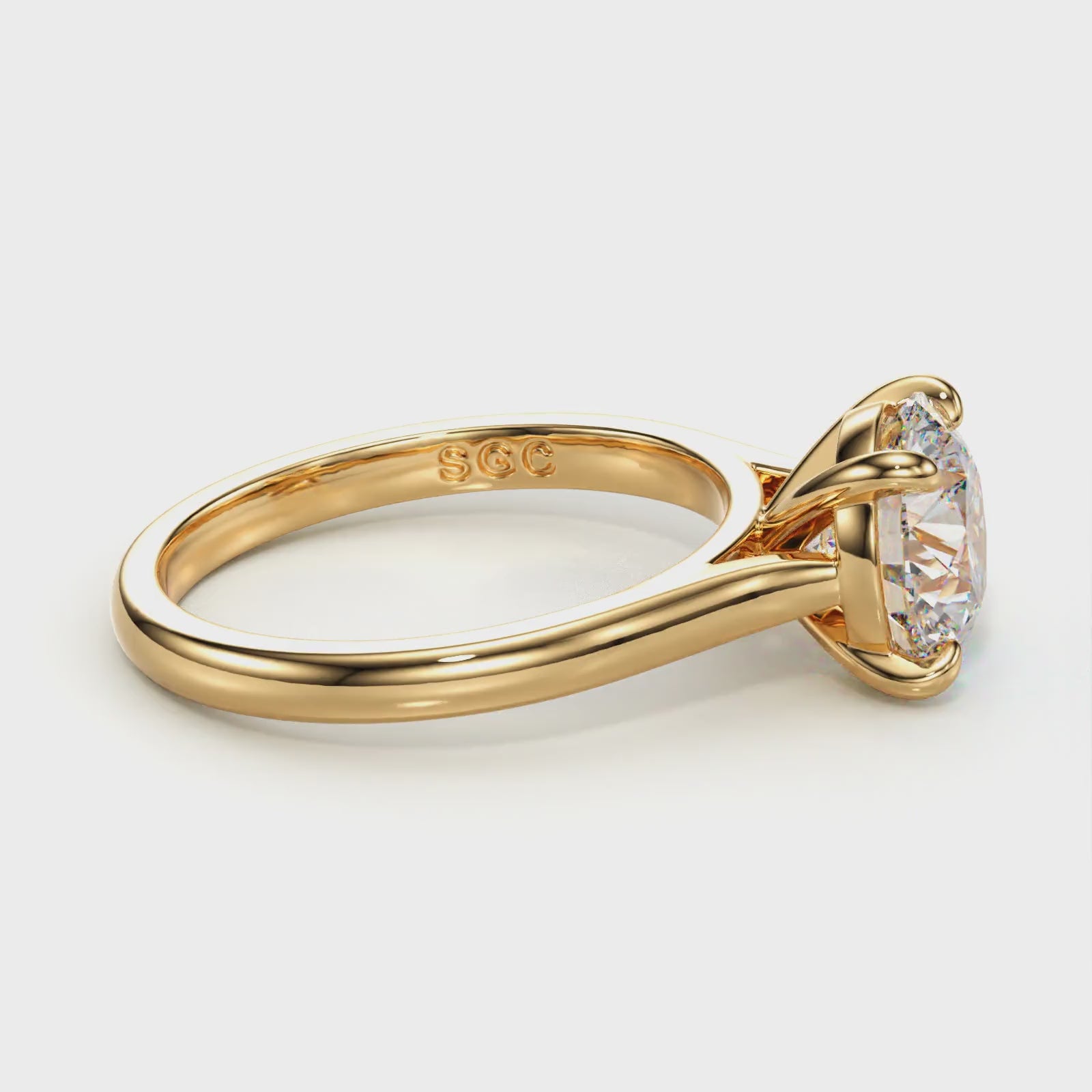 classic round diamond solitaire