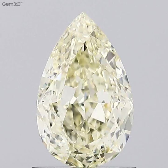 fancy yellow pear diamond