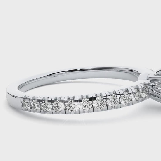 round solitaire diamond ring