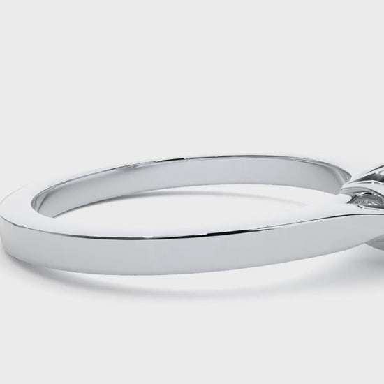 simple lab diamond ring