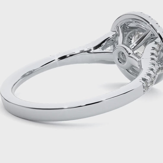 double halo engagement ring