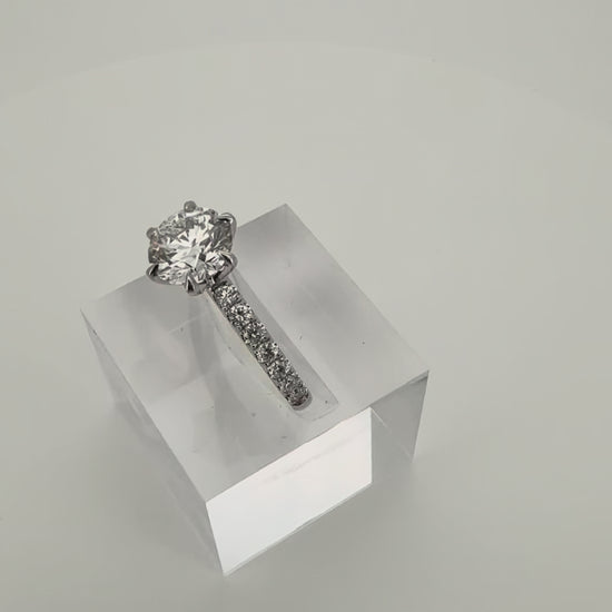 six prong diamond ring
