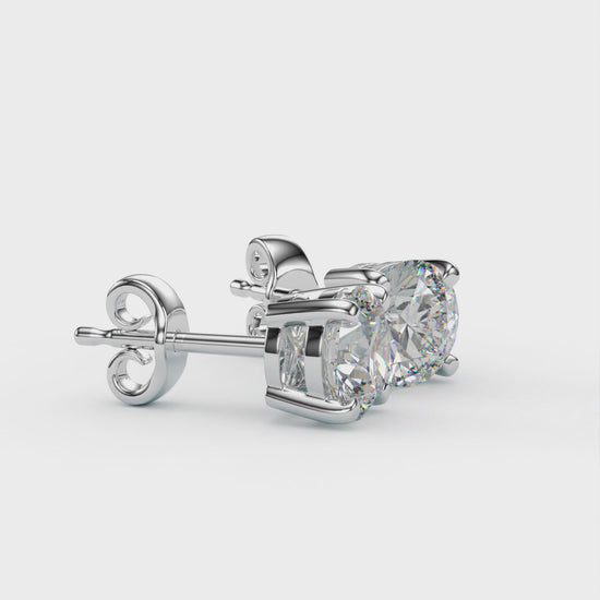 D VVS2 diamond earrings