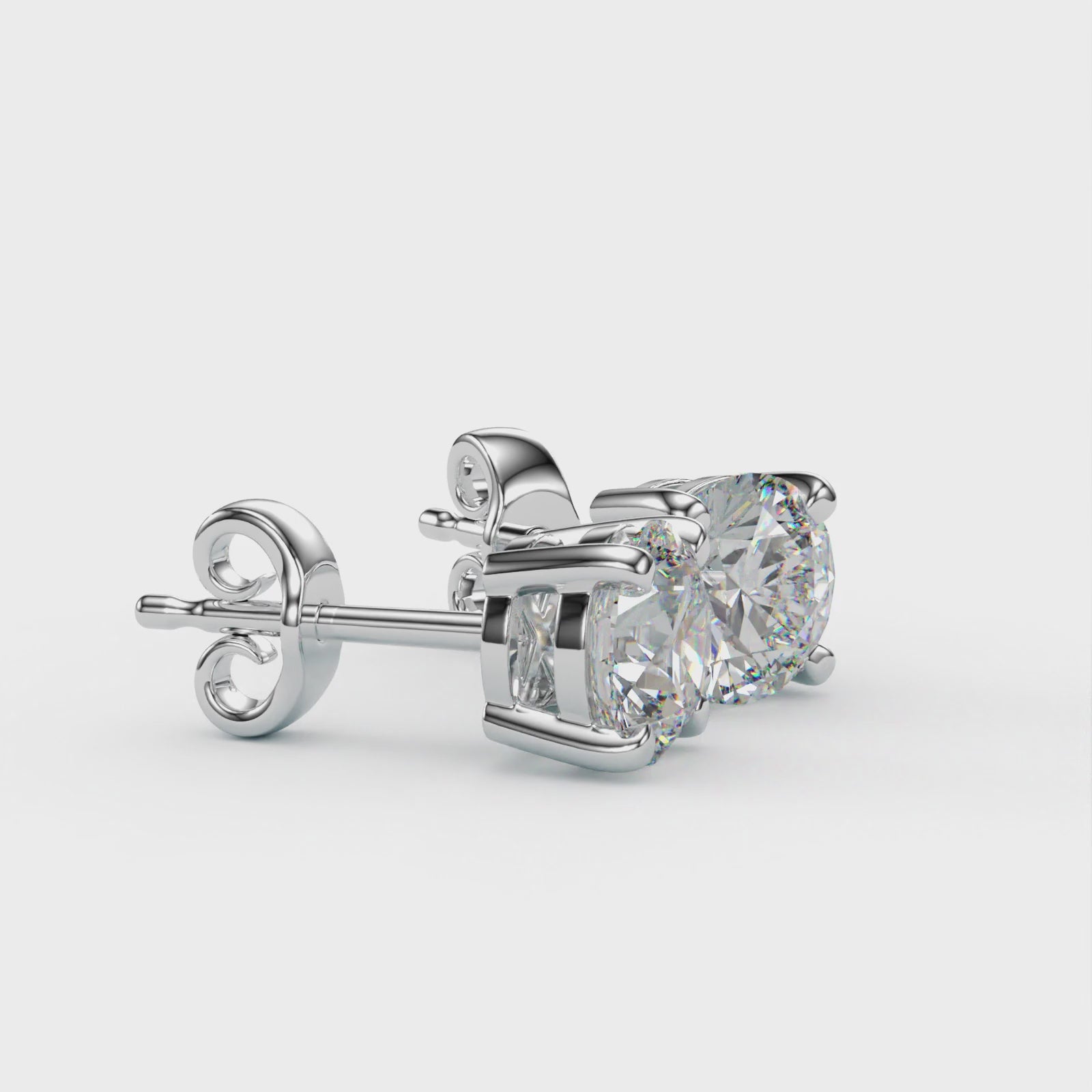 D VVS2 diamond earrings