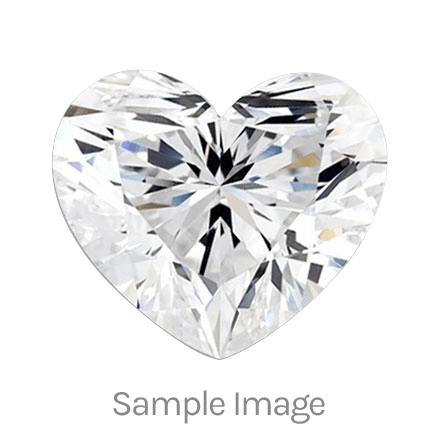 0.5-Carat Heart Shape Natural Diamond