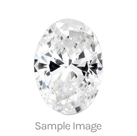 0.5-Carat Oval Shape Natural Diamond