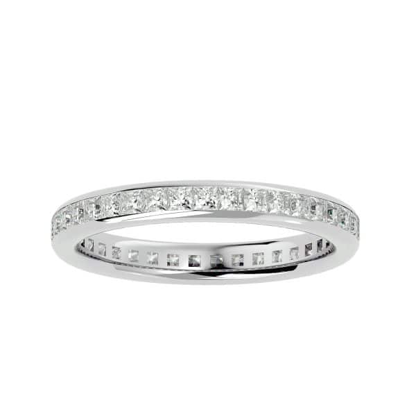 Princess Diamond Wedding Ring Channel-SetPrincess Diamond Wedding Ring Channel-Set