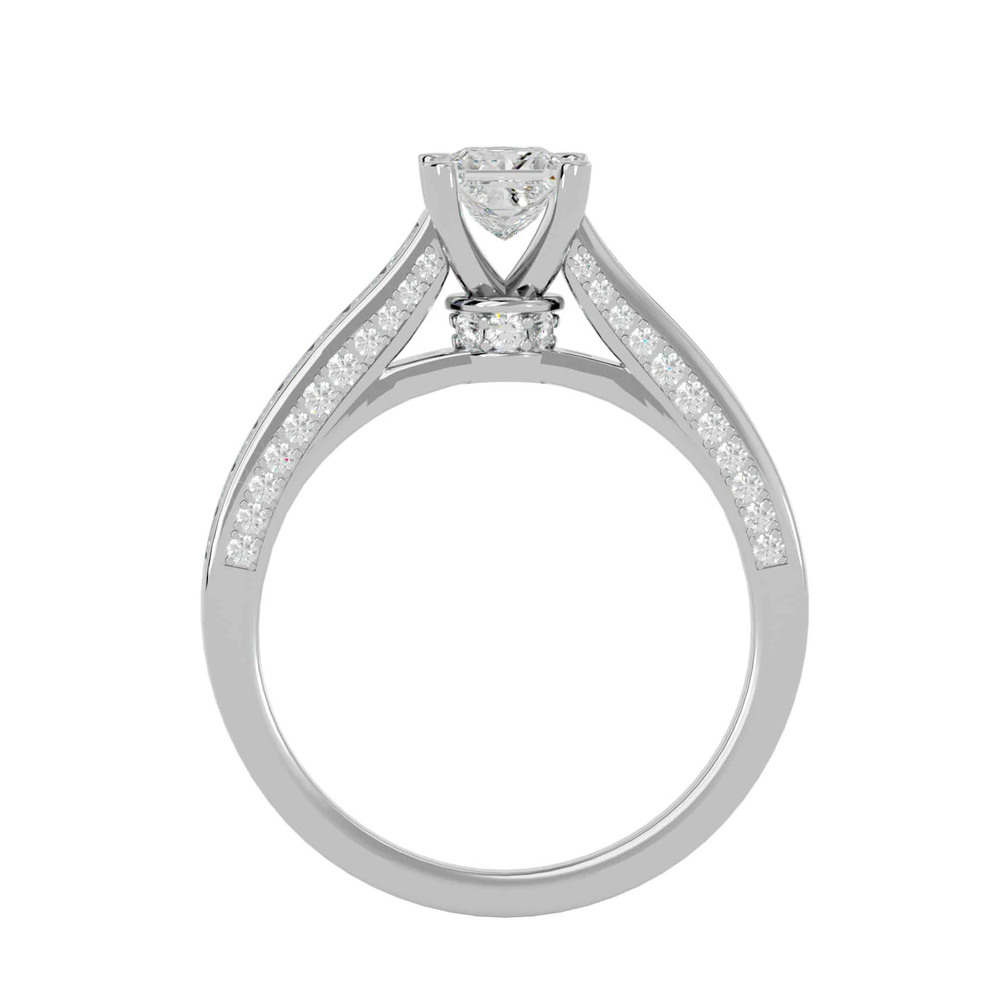 RX Princess Cut Solitaire Diamond Ring