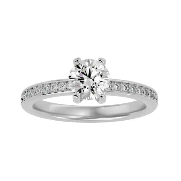 North South Floating Engagement Ring SettingNorth South Floating Engagement Ring Setting