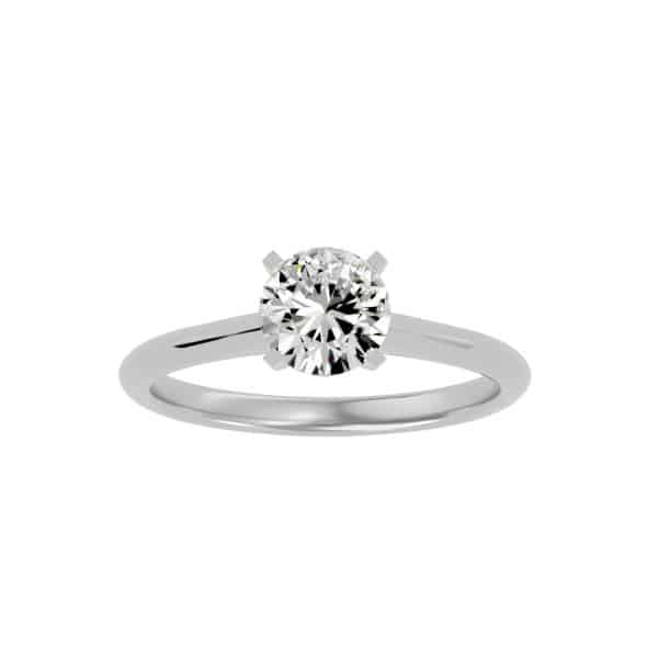 4 Prongs Solitaire Engagement Ring Simple Setting4 Prongs Solitaire Engagement Ring Simple Setting