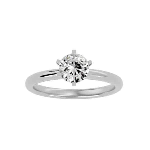 6 Prong Solitaire Engagement Ring High Dome Setting6 Prong Solitaire Engagement Ring High Dome Setting