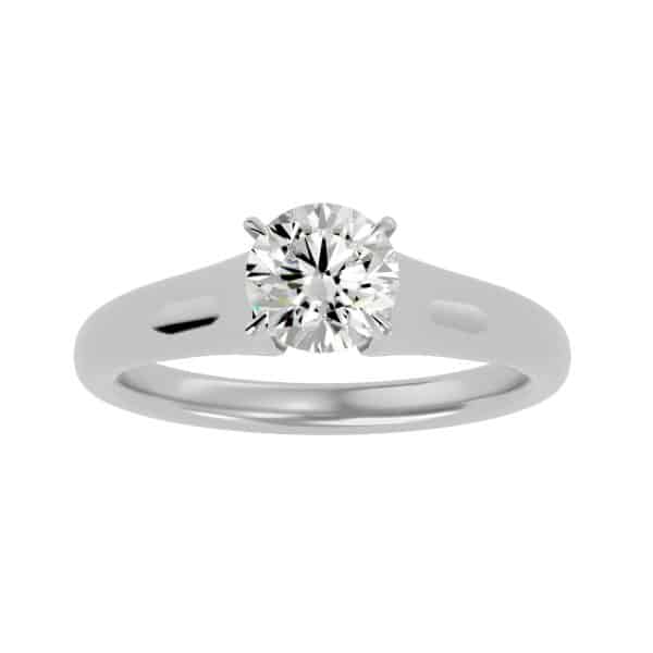 Solitaire Engagement Ring Flared Shank SettingSolitaire Engagement Ring Flared Shank Setting