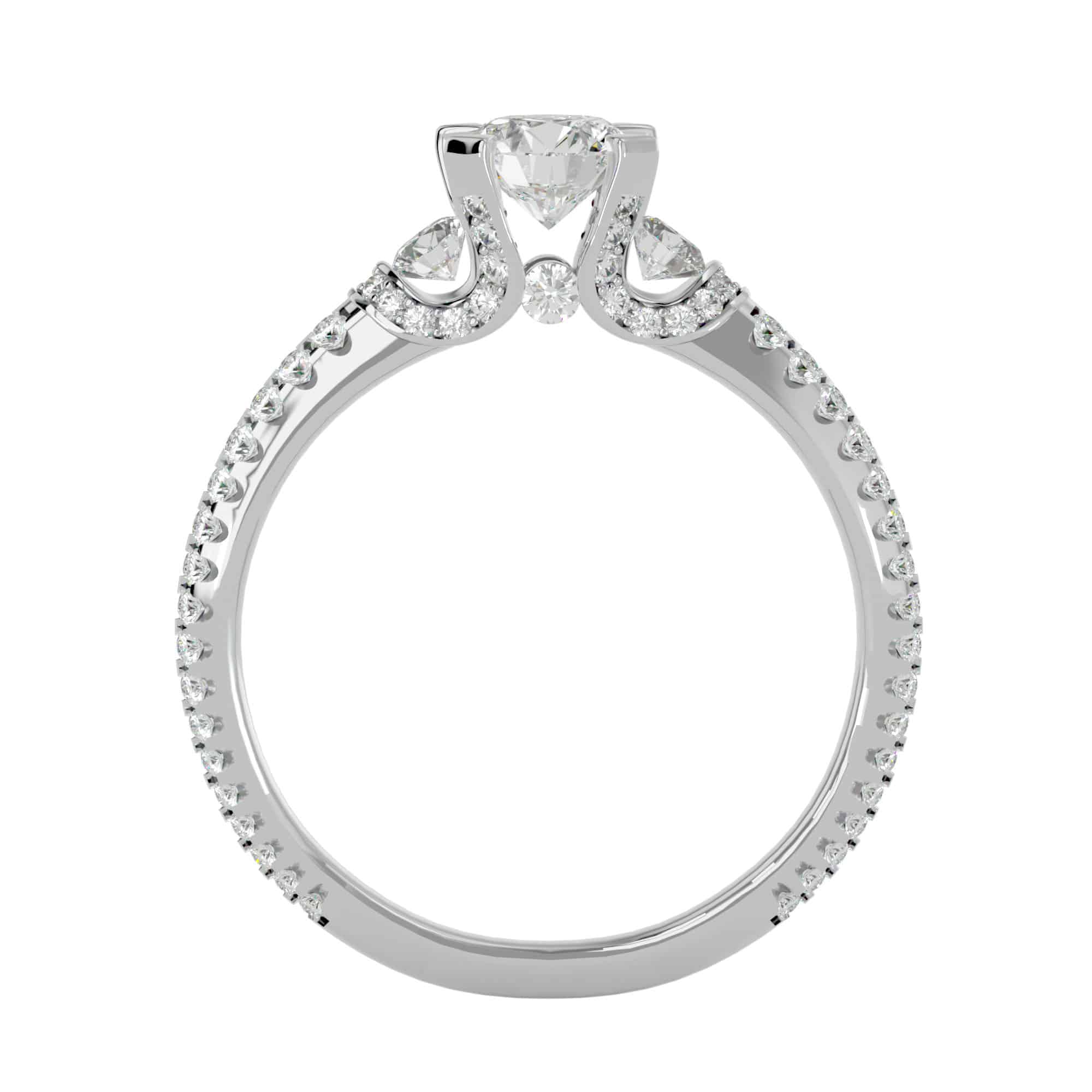 RX Statement Diamond Engagement Ring Setting