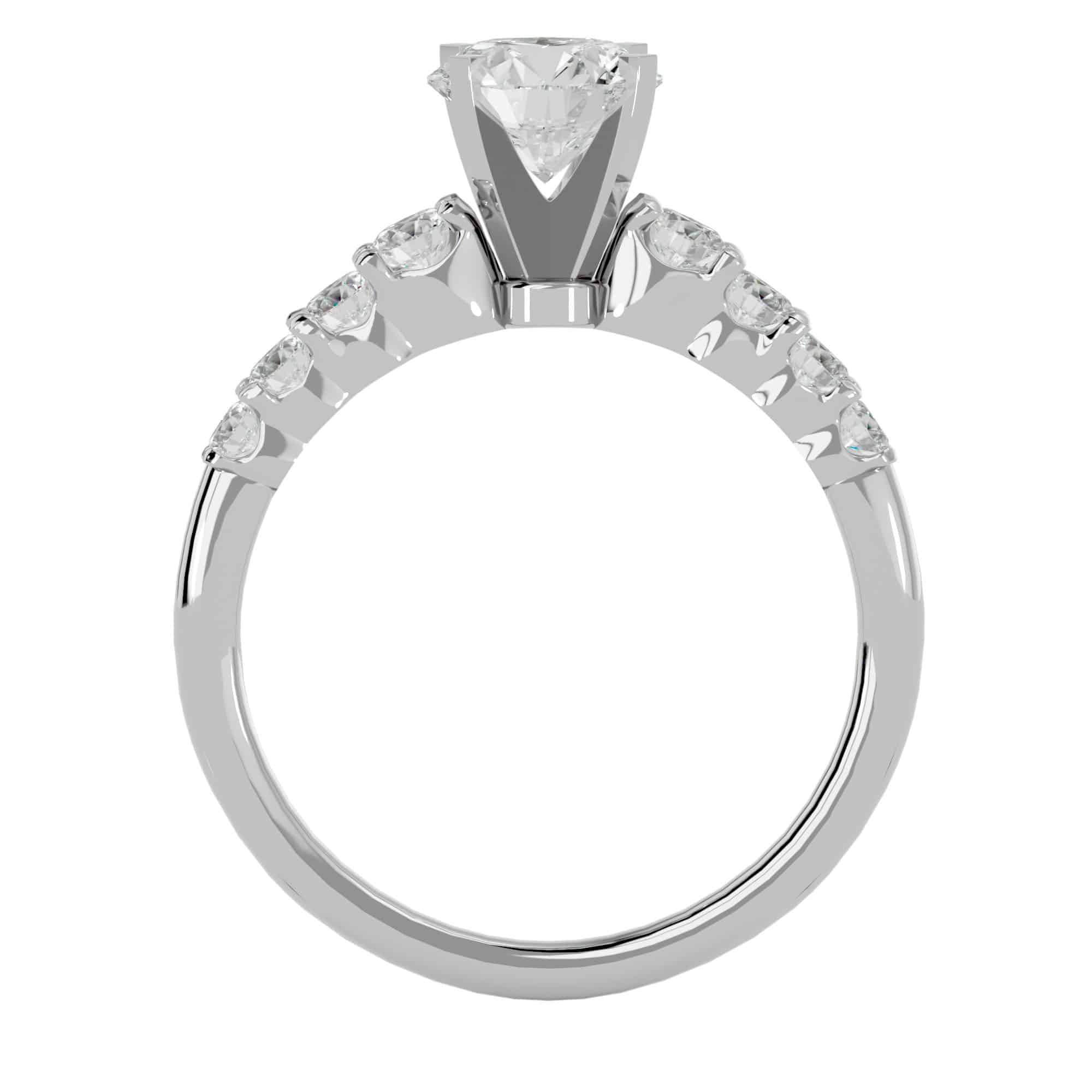 Solitaire Engagement Ring Share Claw Diamond Setting