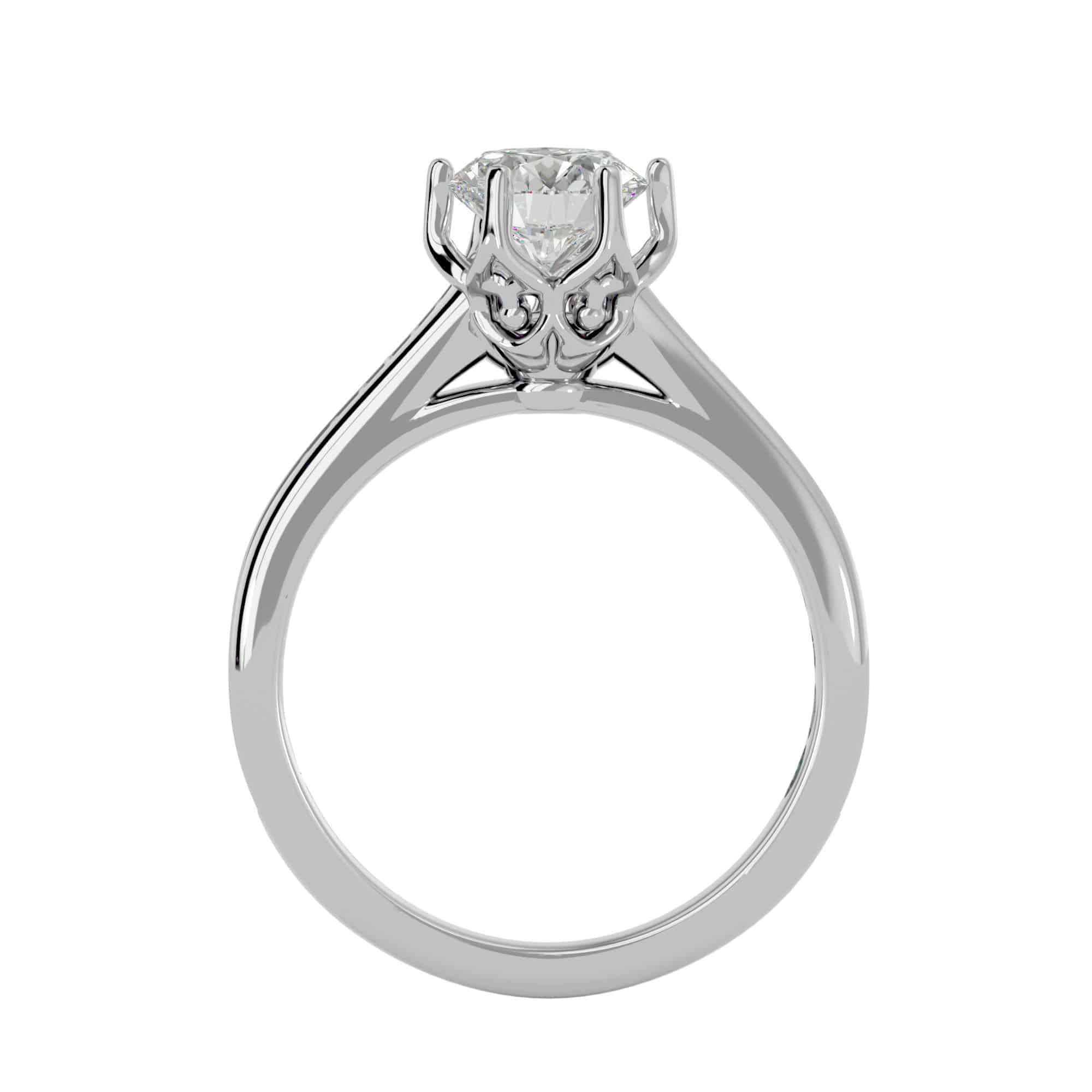 Josephine Vintage Solitaire Diamond Engagement Ring