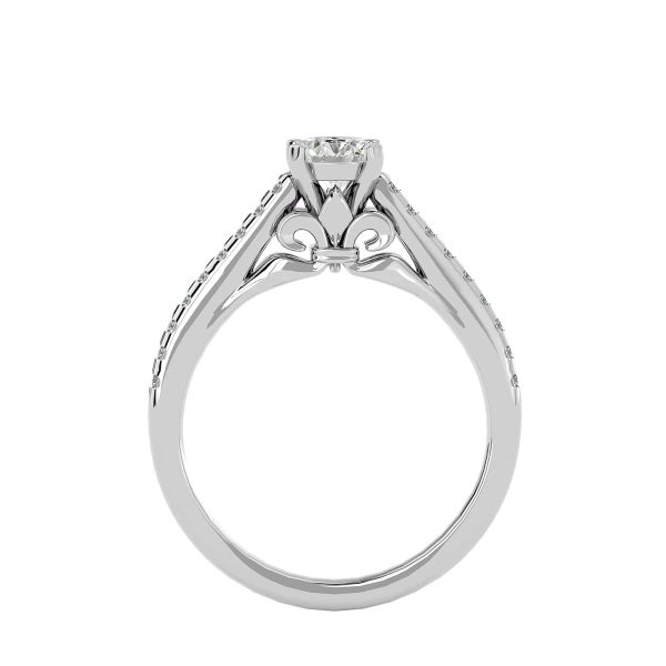 Josephine Diamond Cathedral High Setting Engagement Ring