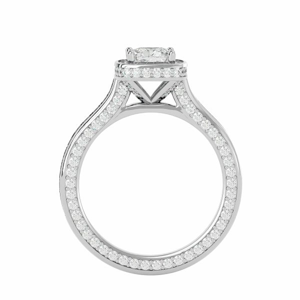 Lucy Eternity Diamond Halo Engagement Ring
